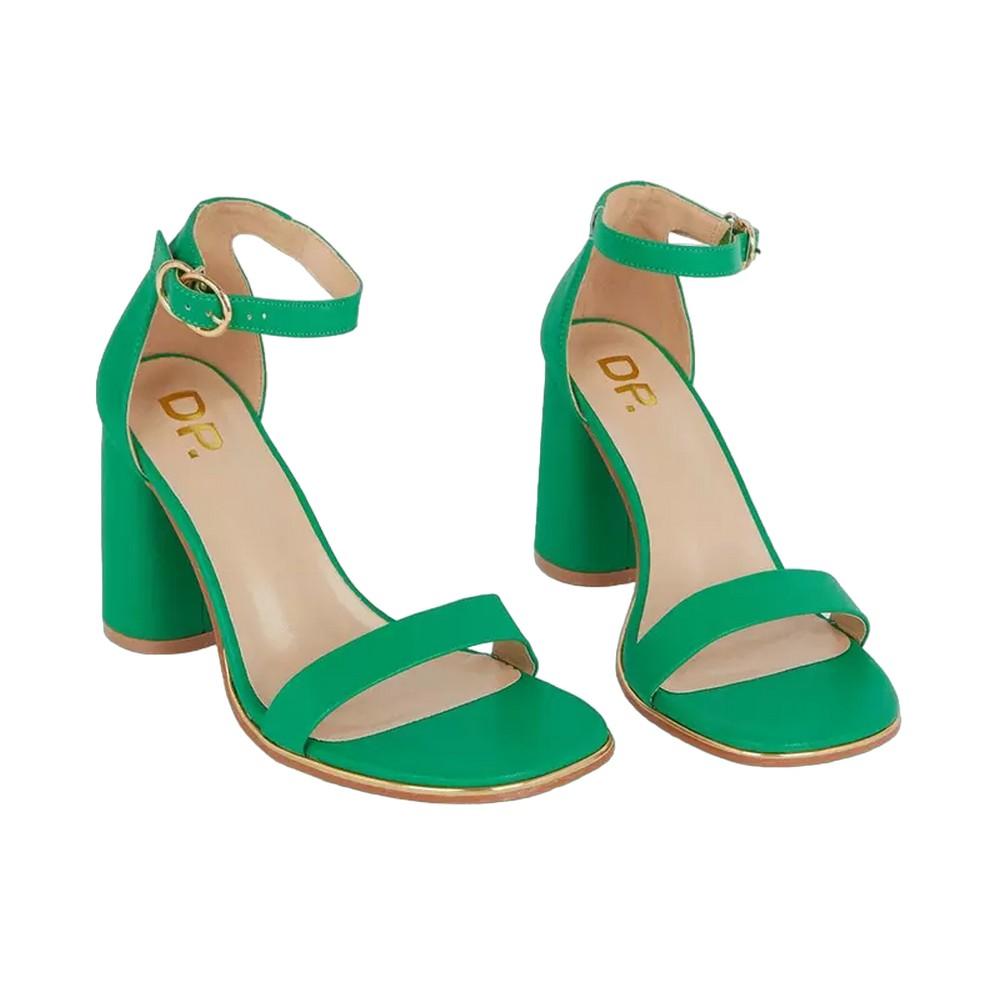 Green - Front - Dorothy Perkins Womens-Ladies Sweetie Extra Wide Block Heel Sandals