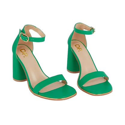 Green - Front - Dorothy Perkins Womens-Ladies Sweetie Extra Wide Block Heel Sandals