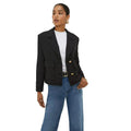 Black - Front - Dorothy Perkins Womens-Ladies Patch Pocket Blazer