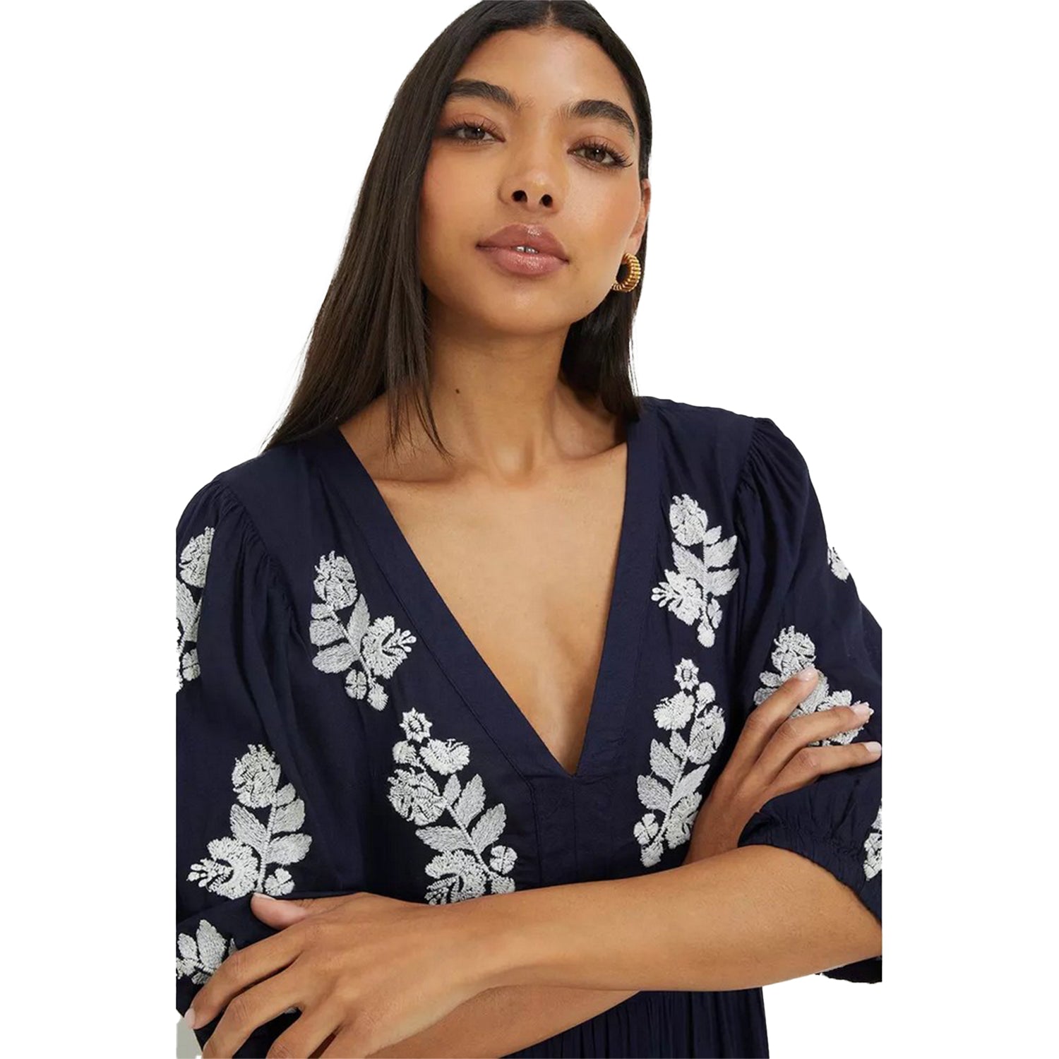 Dorothy Perkins Womens/Ladies Embroidered Midi Dress – Universal Textiles