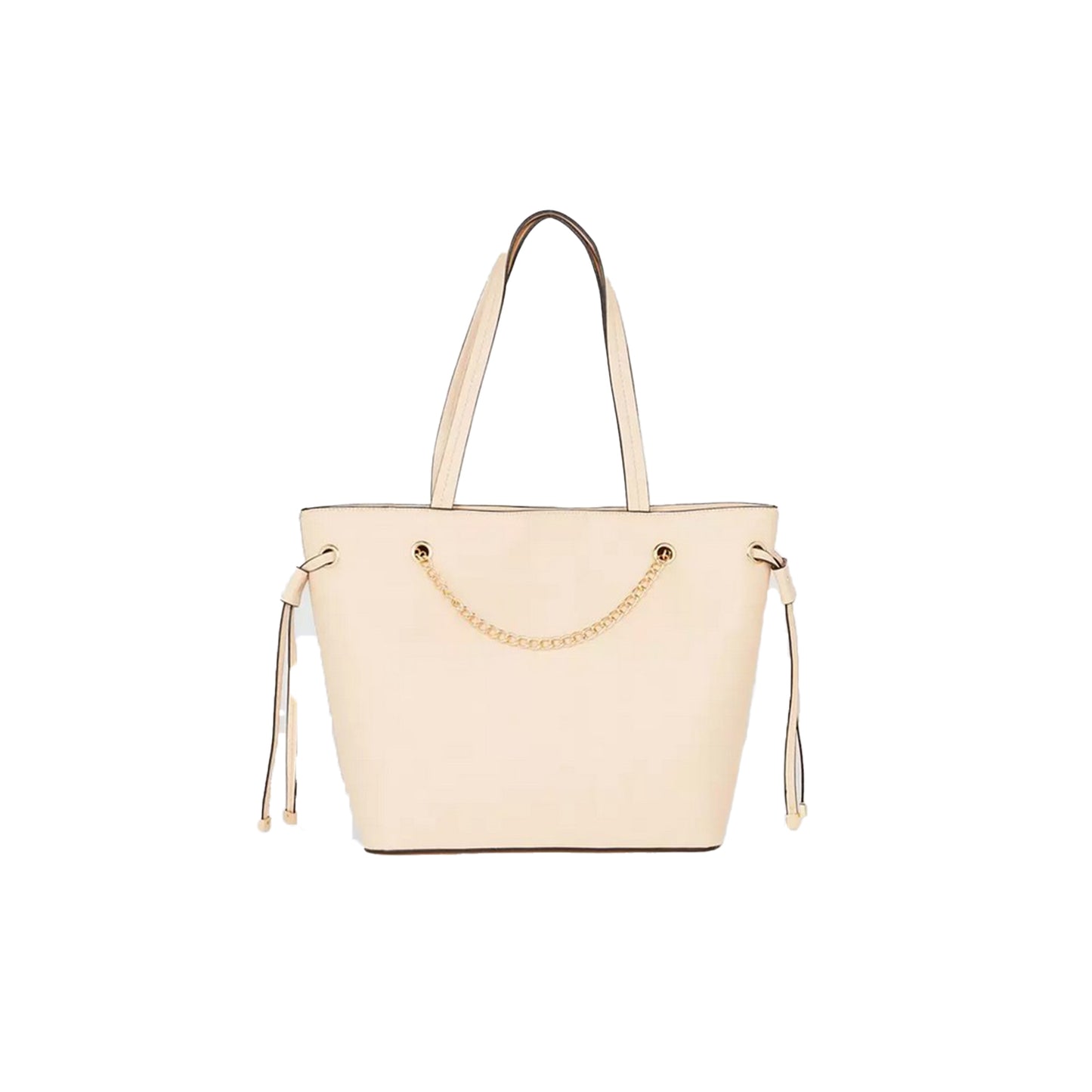 Cream - Front - Faith Womens-Ladies Alice Chain Detail Tote Bag