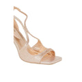 Rose Gold - Side - Dorothy Perkins Womens-Ladies Saphire Diamante Stiletto Heel Sandals
