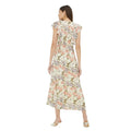 Ivory - Back - Dorothy Perkins Womens-Ladies Floral Textured Midi Dress