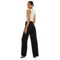 Black - Back - Dorothy Perkins Womens-Ladies High Waist Wide Leg Trousers