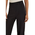 Black - Side - Dorothy Perkins Womens-Ladies High Waist Wide Leg Trousers