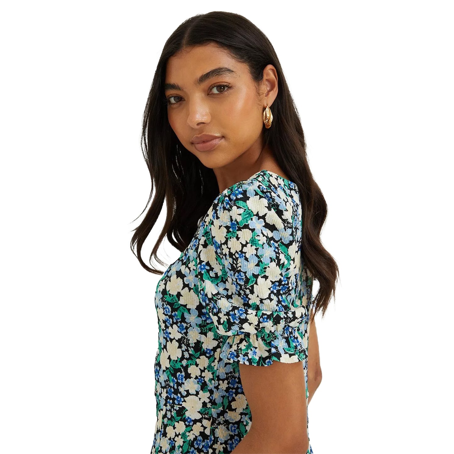 Multicoloured - Lifestyle - Dorothy Perkins Womens-Ladies Floral Sweetheart Midi Dress