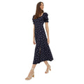 Navy - Lifestyle - Dorothy Perkins Womens-Ladies Spotted Sweetheart Midi Dress