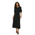 Black - Lifestyle - Dorothy Perkins Womens-Ladies Ruffled Tall Midi Dress