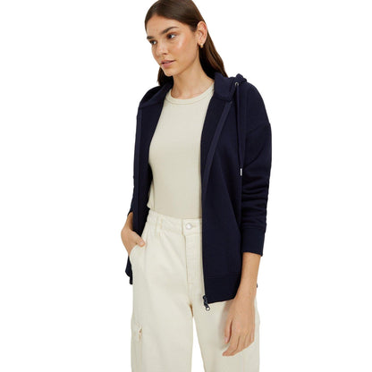 Navy - Front - Dorothy Perkins Womens-Ladies Full Zip Hoodie