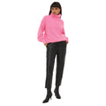 Pink - Lifestyle - Dorothy Perkins Womens-Ladies Chunky Knit Roll Neck Longline Jumper