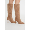 Camel - Front - Faith Womens-Ladies Kimmy Pointed Knee-High Boots
