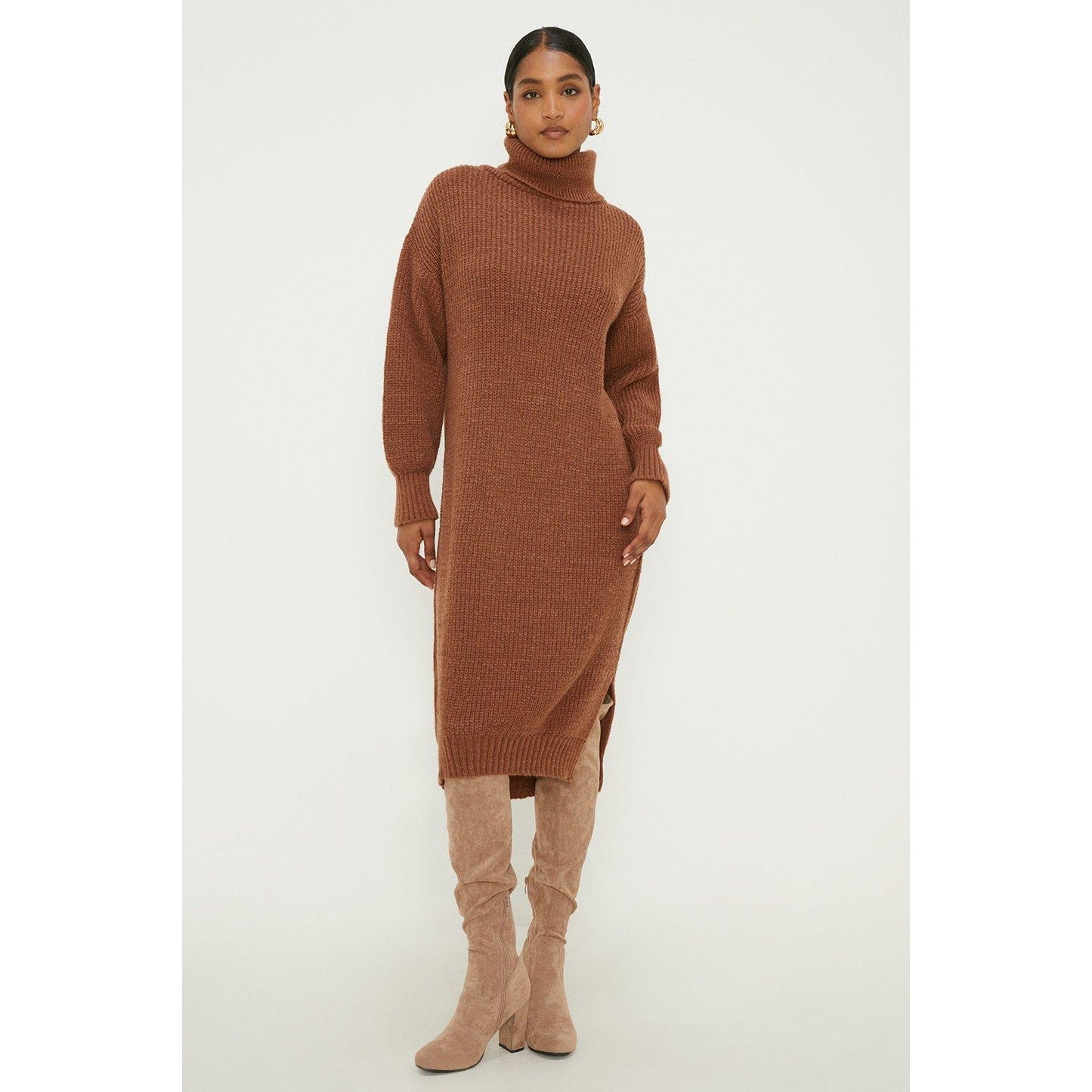 slashed knit dress Slashed Knit Dress