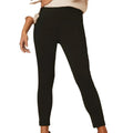 Black - Front - Dorothy Perkins Womens-Ladies Bengaline Petite Trousers