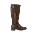Brown - Back - Dorothy Perkins Womens-Ladies Karla Knee-High Riding Boots