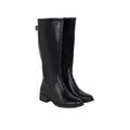 Black - Front - Dorothy Perkins Womens-Ladies Karla Knee-High Riding Boots