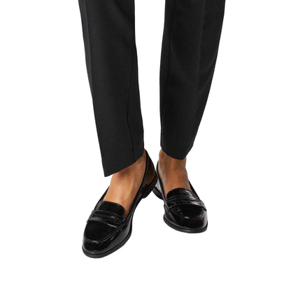 True Black - Back - Dorothy Perkins Womens-Ladies Lara Penny Strap Loafers