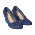 Navy - Back - Dorothy Perkins Womens-Ladies Duke Wedge Court Shoes
