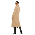 Camel - Back - Dorothy Perkins Womens-Ladies Maxi Double-Breasted Coat
