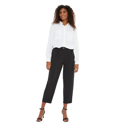 Black - Front - Dorothy Perkins Womens-Ladies Part Elasticated Jogging Bottoms