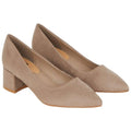 Grey - Front - Dorothy Perkins Womens-Ladies Dollie Pointed Block Heel Court Shoes