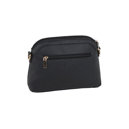 Black - Back - Dorothy Perkins Womens-Ladies Donna Plaited Crossbody Bag