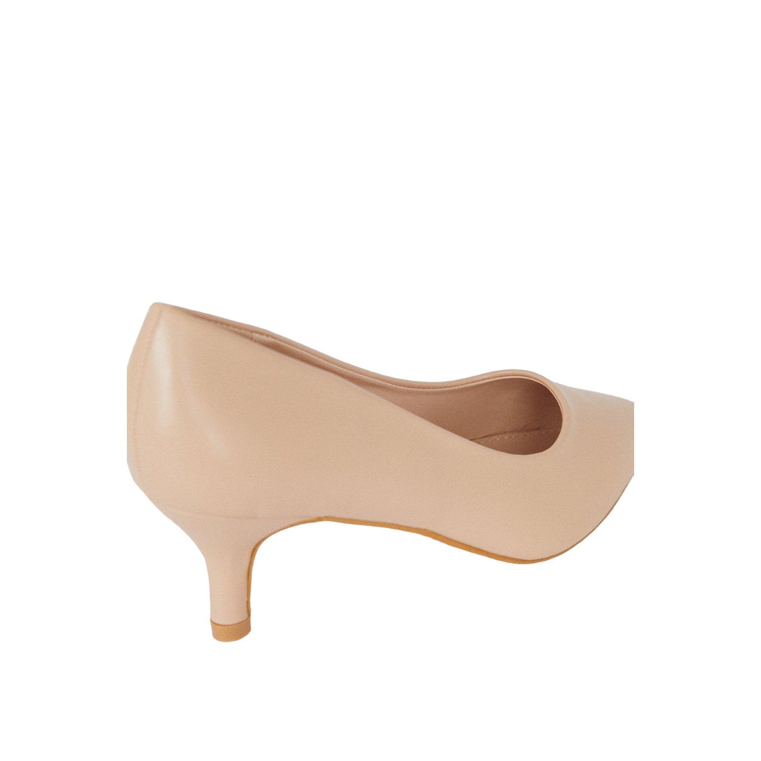 Blush - Back - Dorothy Perkins Womens-Ladies Dover Kitten Heel Court Shoes