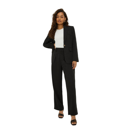 Black - Lifestyle - Dorothy Perkins Womens-Ladies Single-Breasted Petite Blazer