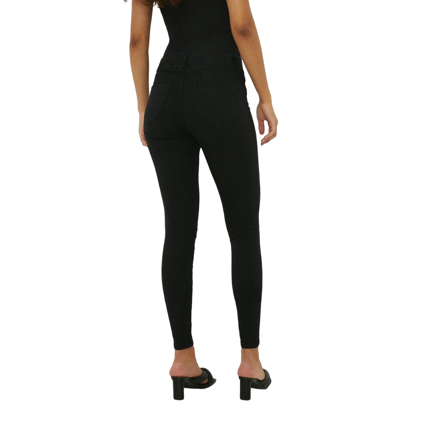 Black - Back - Dorothy Perkins Womens-Ladies Eden Tall Skinny Jeggings