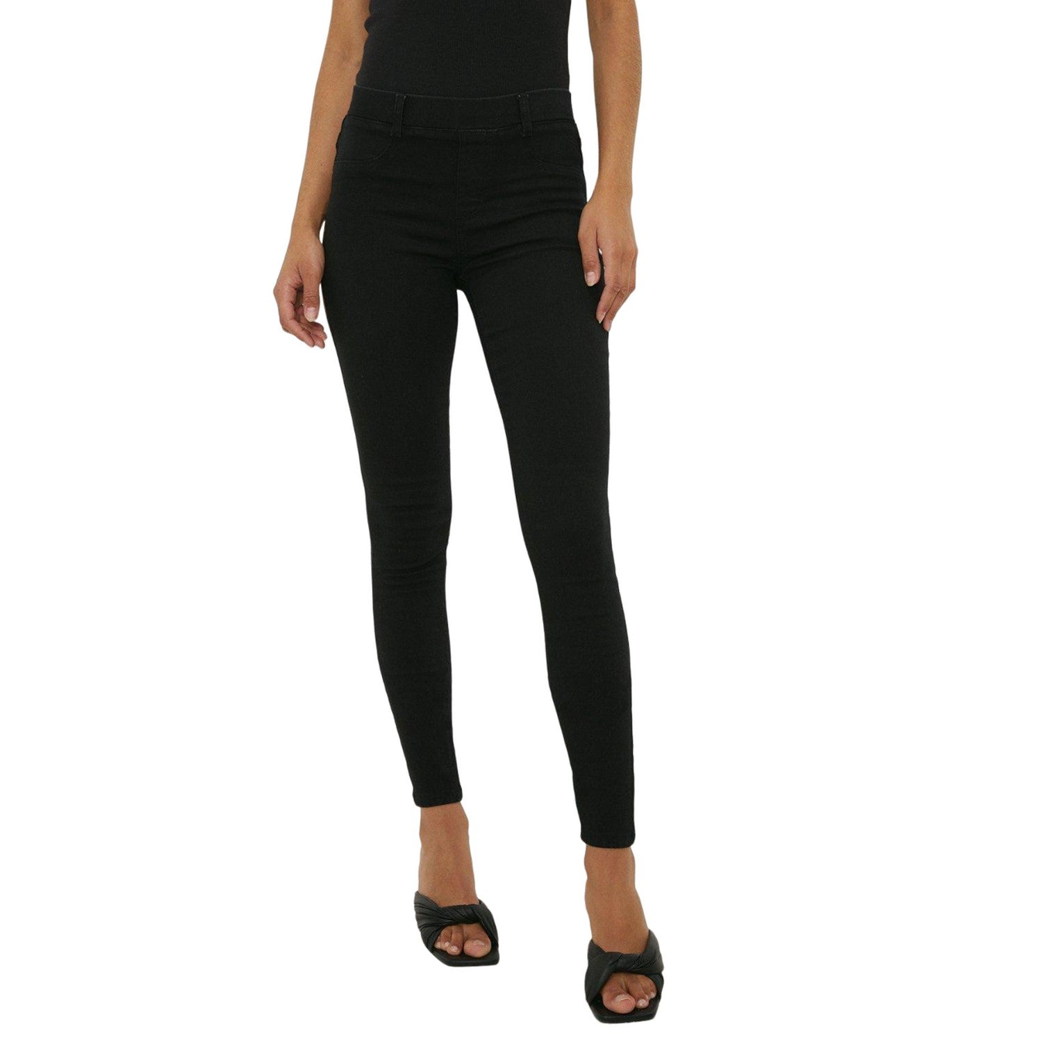Black - Front - Dorothy Perkins Womens-Ladies Eden Tall Skinny Jeggings