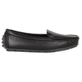 Black - Back - Good For The Sole Womens-Ladies Noelle Moccasin Loafers