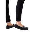 Black - Side - Good For The Sole Womens-Ladies Noelle Moccasin Loafers