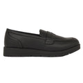 Black - Back - Dorothy Perkins Womens-Ladies Lilly Slip-on Wedge Loafers