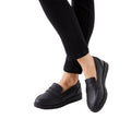 Black - Side - Dorothy Perkins Womens-Ladies Lilly Slip-on Wedge Loafers