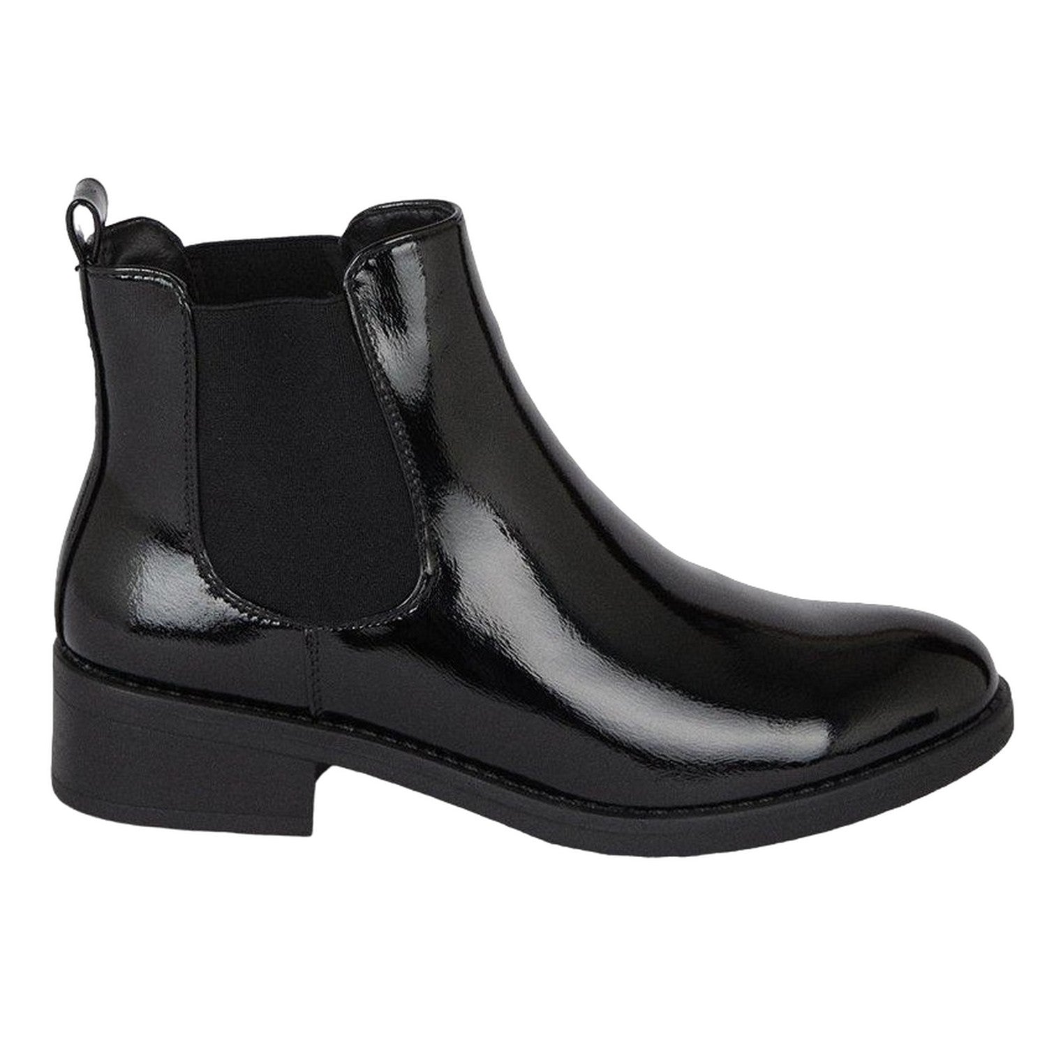 True Black - Back - Dorothy Perkins Womens-Ladies Marina Chelsea Boots