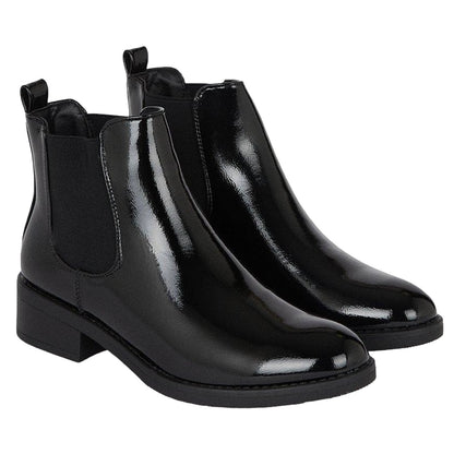 True Black - Front - Dorothy Perkins Womens-Ladies Marina Chelsea Boots