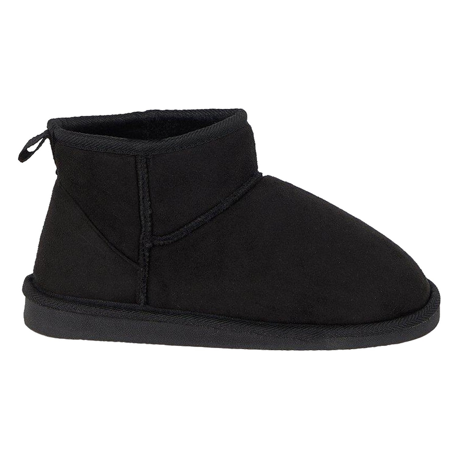 Natural Black - Back - Dorothy Perkins Womens-Ladies Mae Faux Sheepskin Ankle Boots