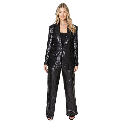 Black - Lifestyle - Dorothy Perkins Womens-Ladies Sequin Blazer
