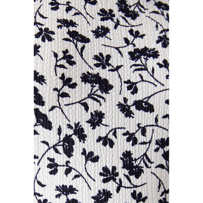 Ivory - Pack Shot - Dorothy Perkins Womens-Ladies Ditsy Print Tiered Puff Sleeve Midi Dress