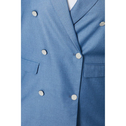 Blue - Lifestyle - Dorothy Perkins Womens-Ladies Military Double-Breasted Blazer