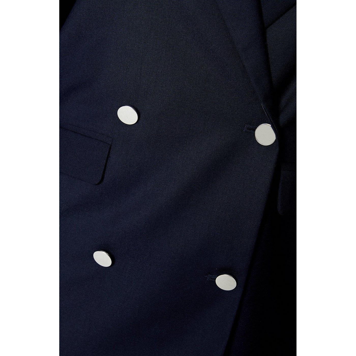 Navy - Lifestyle - Dorothy Perkins Womens-Ladies Military Double-Breasted Blazer
