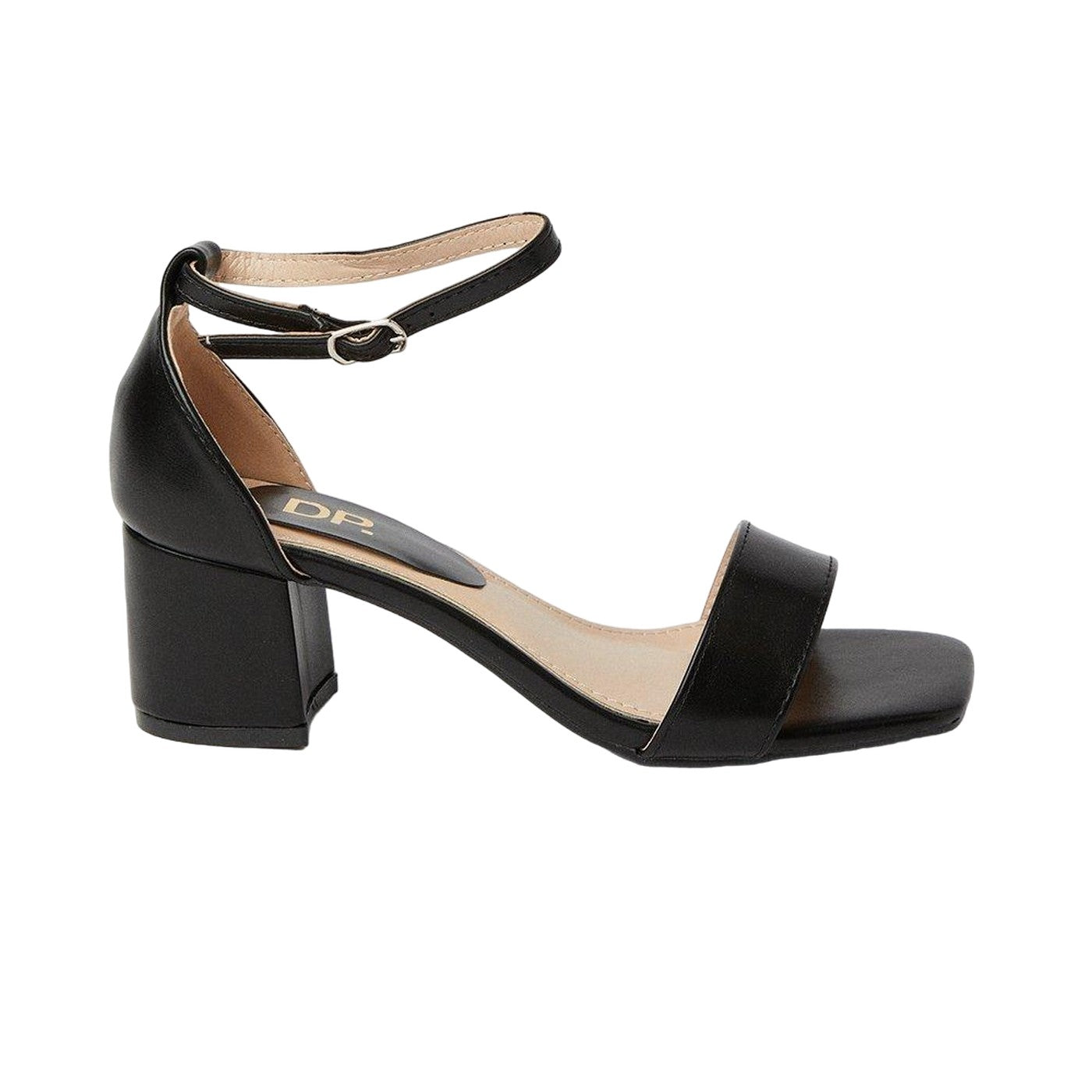 Black - Back - Dorothy Perkins Womens-Ladies Stephanie Medium Block Heel Sandals