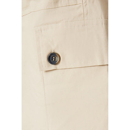 Stone - Side - Dorothy Perkins Womens-Ladies Cargo Pocket Midi Skirt