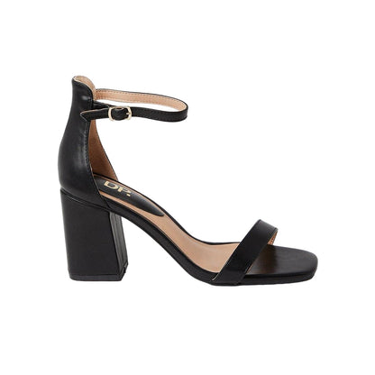Black - Back - Dorothy Perkins Womens-Ladies Safiya High Block Heel Sandals