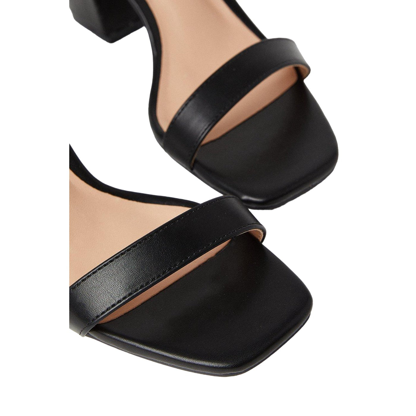 Black - Side - Dorothy Perkins Womens-Ladies Safiya High Block Heel Sandals