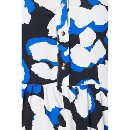 Cobalt - Side - Dorothy Perkins Womens-Ladies Animal Print Midi Shirt Dress