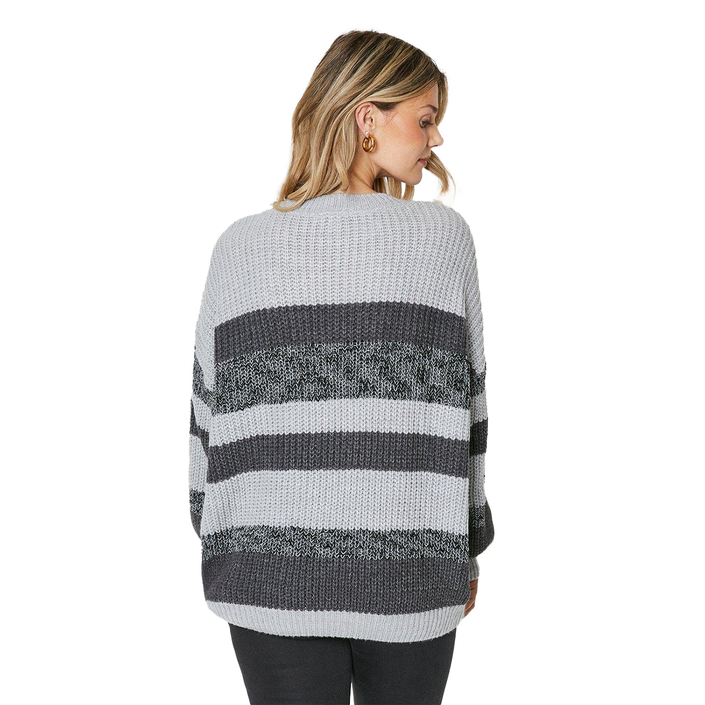 Multicoloured - Front - Dorothy Perkins Womens-Ladies Colour Block Chunky Jumper