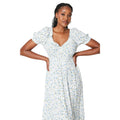 Ivory - Lifestyle - Dorothy Perkins Womens-Ladies Ditsy Print Shirred Waist Midi Dress