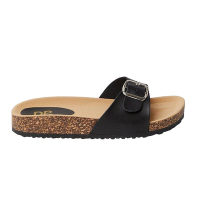 Black - Back - Dorothy Perkins Womens-Ladies Felix Buckle Sandals