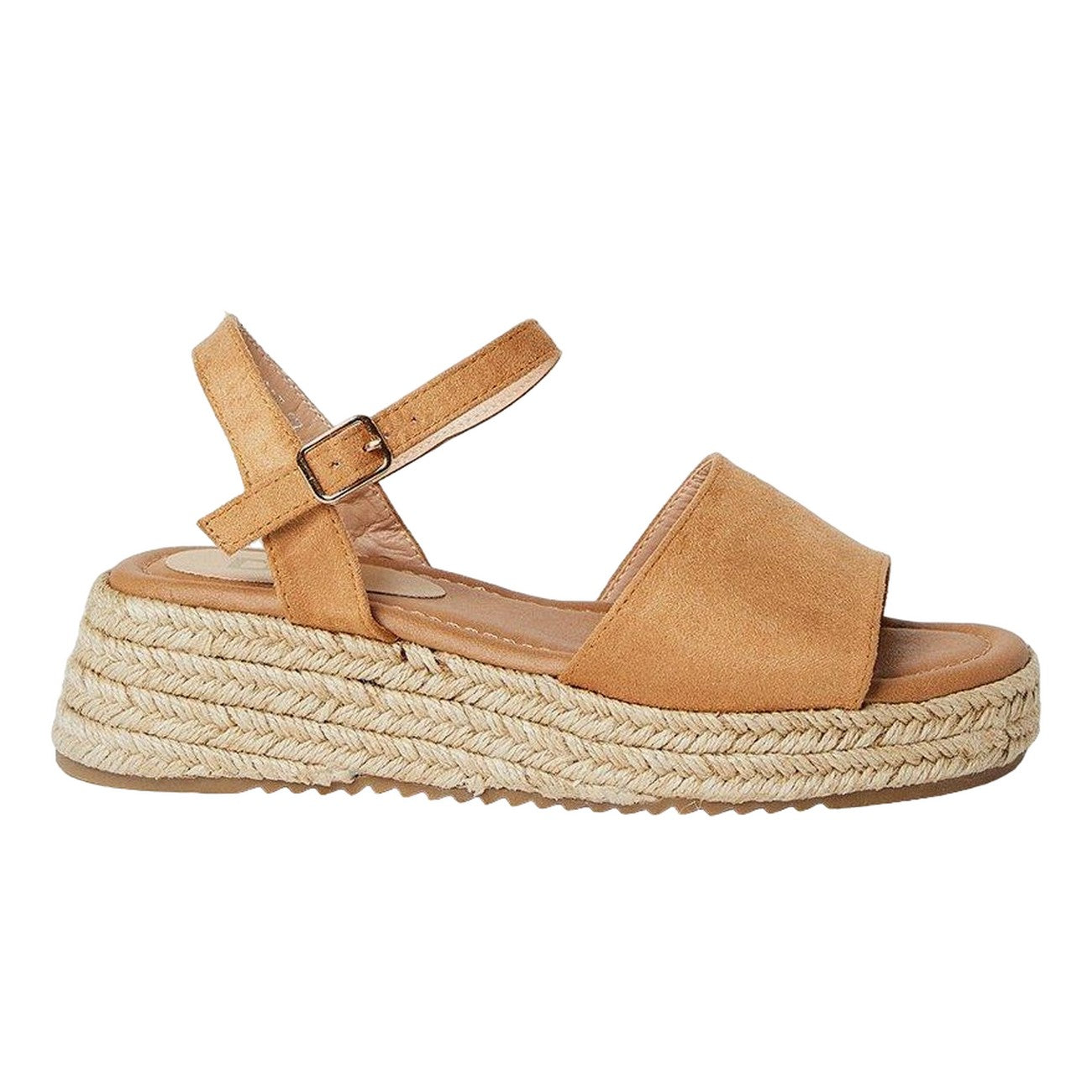Tan - Back - Dorothy Perkins Womens-Ladies Rhian Wedge Espadrilles