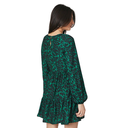 Green - Back - Dorothy Perkins Womens-Ladies Abstract Mini Dress
